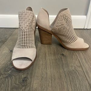 Brand New - Never worn open toe booties Vince Camuto